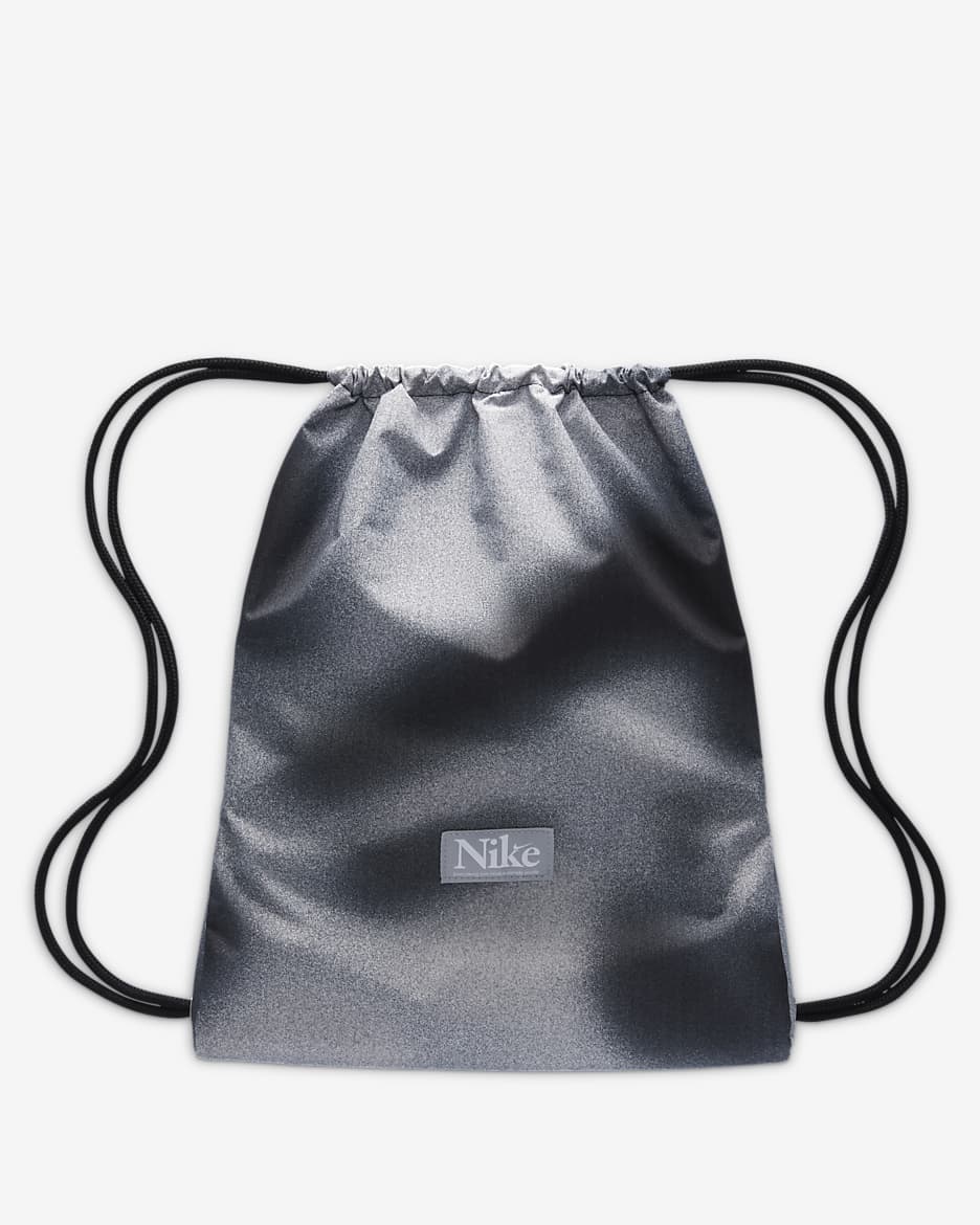 Grey nike drawstring bag best sale